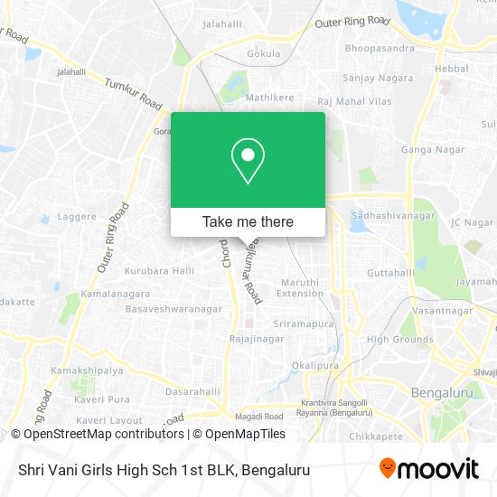 Shri Vani Girls High Sch 1st BLK map