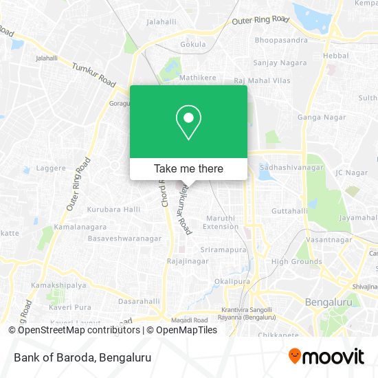 Bank of Baroda map