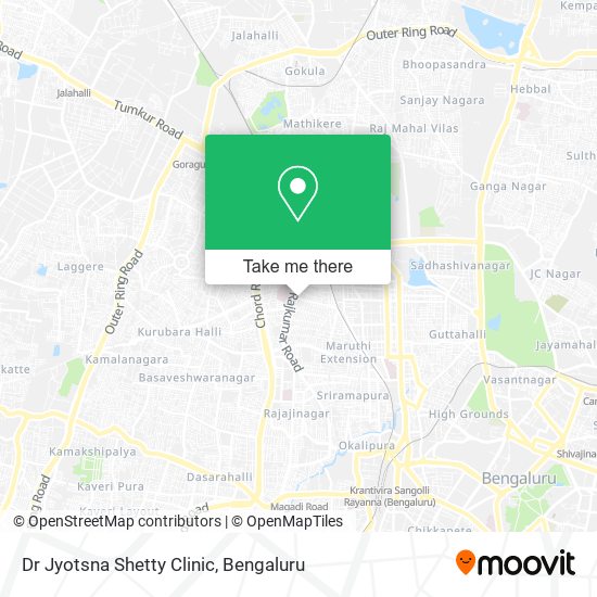 Dr Jyotsna Shetty Clinic map