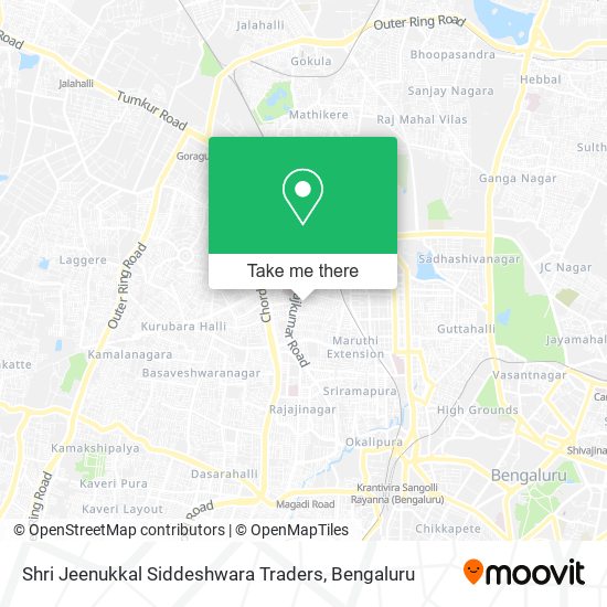 Shri Jeenukkal Siddeshwara Traders map