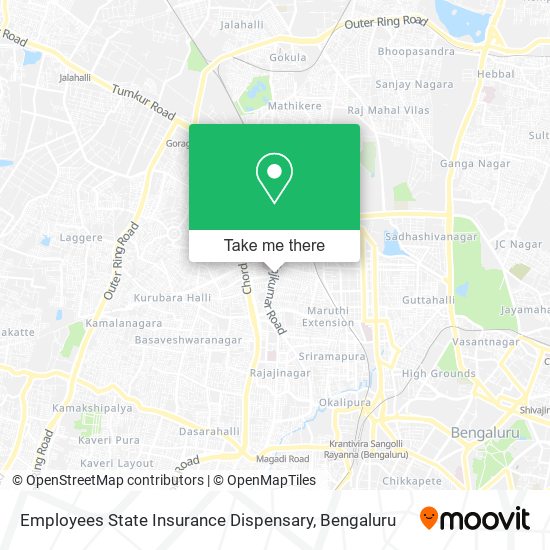 Employees State Insurance Dispensary map