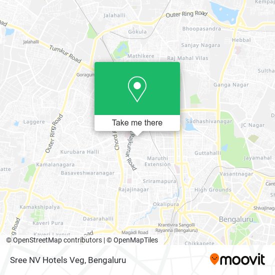 Sree NV Hotels Veg map