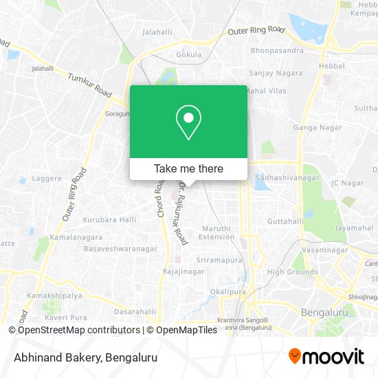 Abhinand Bakery map