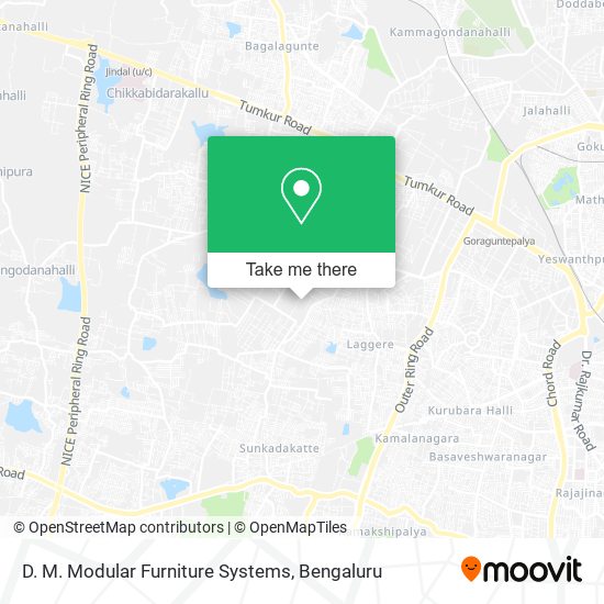 D. M. Modular Furniture Systems map