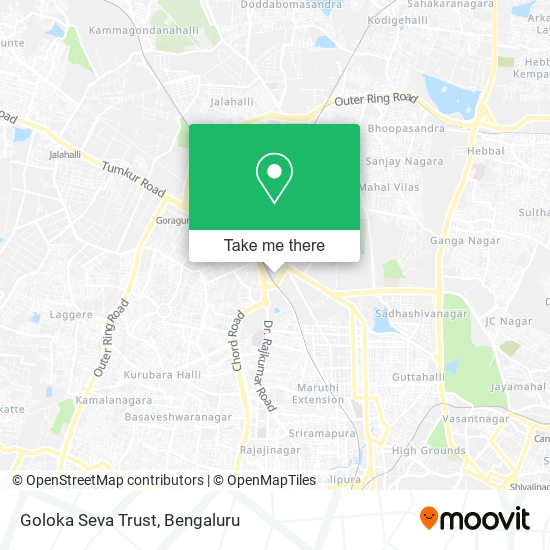 Goloka Seva Trust map