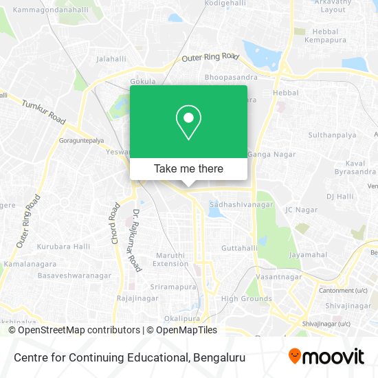 Centre for Continuing Educational map