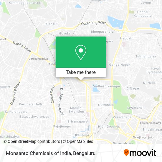 Monsanto Chemicals of India map