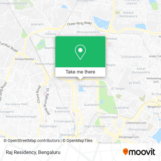 Raj Residency map