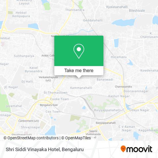 Shri Siddi Vinayaka Hotel map