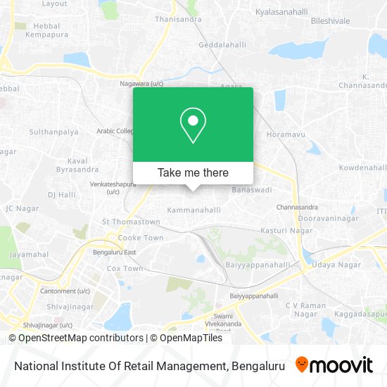 National Institute Of Retail Management map