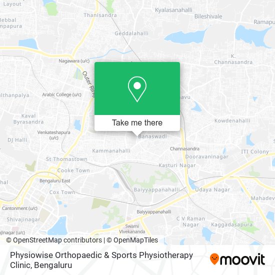 Physiowise Orthopaedic & Sports Physiotherapy Clinic map
