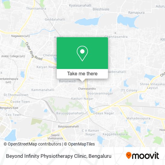 Beyond Infinity Physiotherapy Clinic map