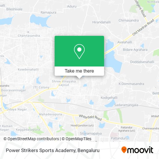Power Strikers Sports Academy map