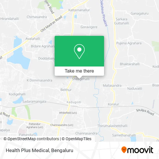 Health Plus Medical map
