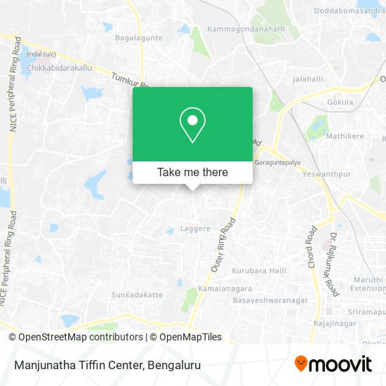 Manjunatha Tiffin Center map