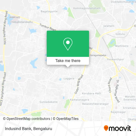 Indusind Bank map