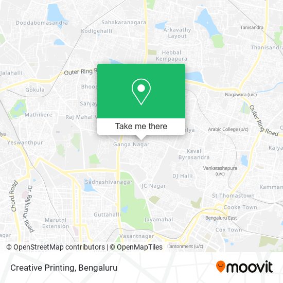 Creative Printing map