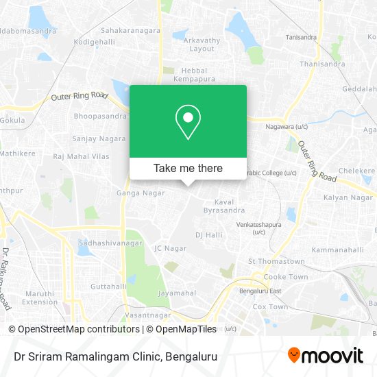 Dr Sriram Ramalingam Clinic map