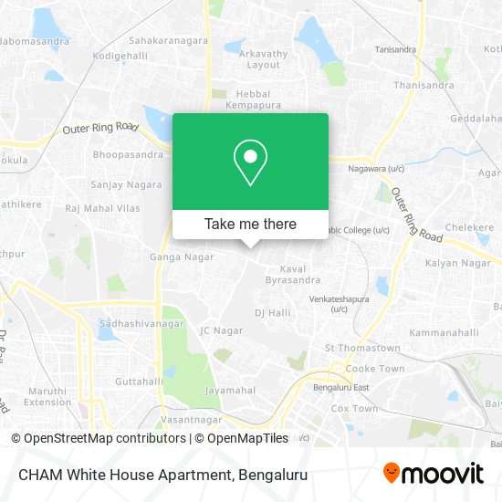 CHAM White House Apartment map