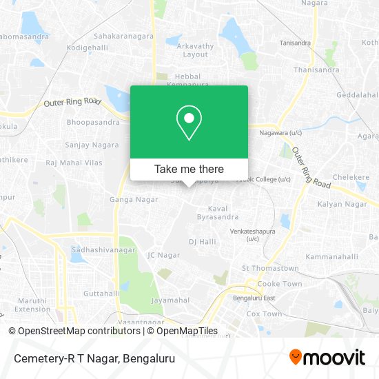 Cemetery-R T Nagar map