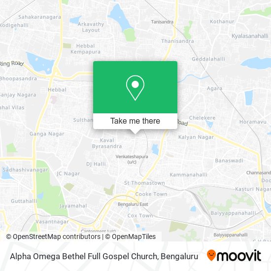 Alpha Omega Bethel Full Gospel Church map