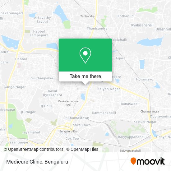 Medicure Clinic map