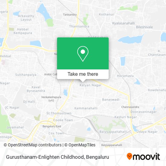 Gurusthanam-Enlighten Childhood map