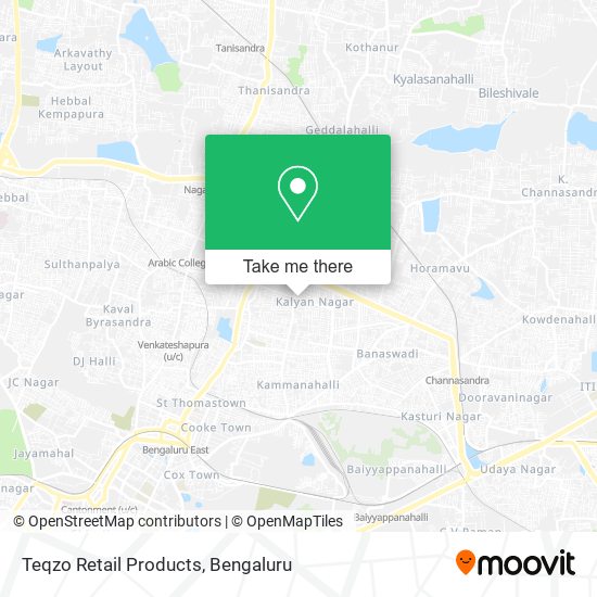 Teqzo Retail Products map