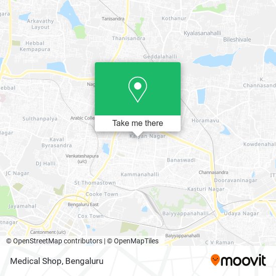 Medical Shop map