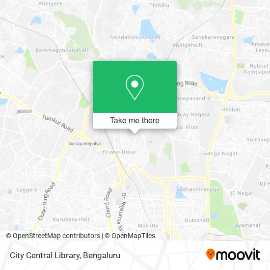 City Central Library map