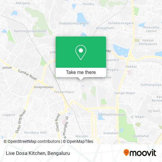 Live Dosa Kitchen map