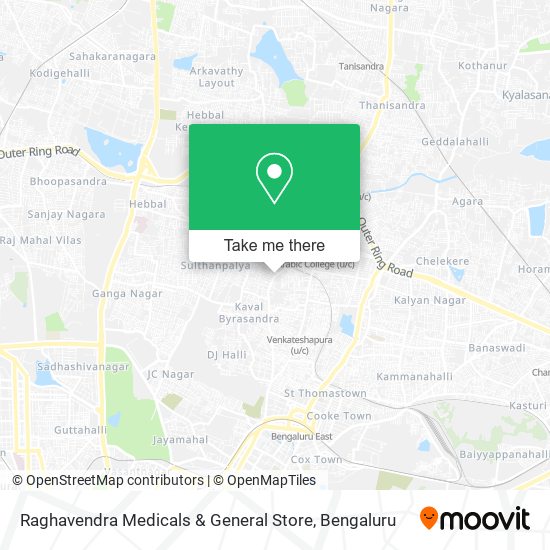 Raghavendra Medicals & General Store map