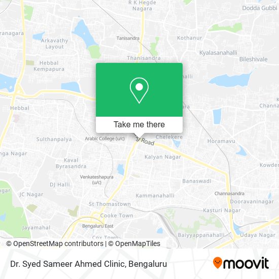 Dr. Syed Sameer Ahmed Clinic map