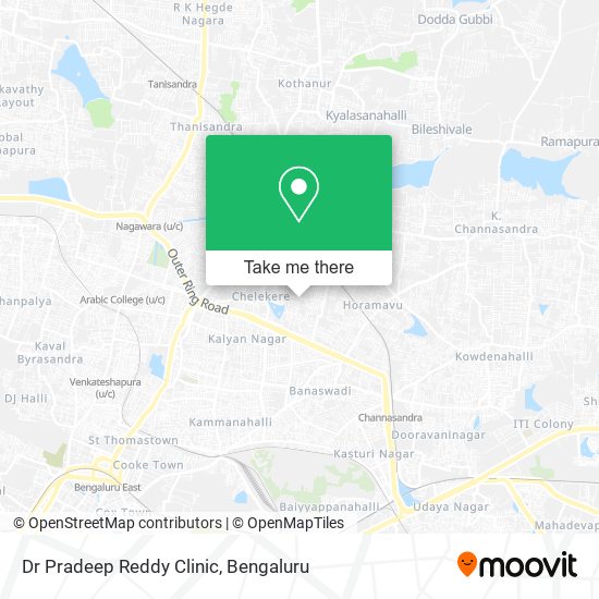 Dr Pradeep Reddy Clinic map
