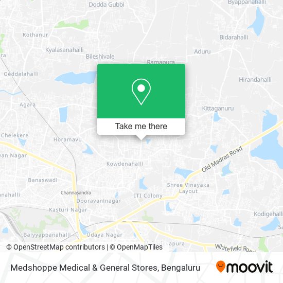 Medshoppe Medical & General Stores map