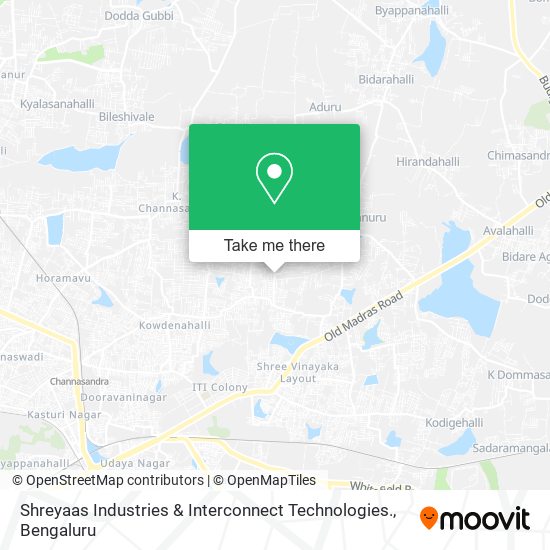 Shreyaas Industries & Interconnect Technologies. map