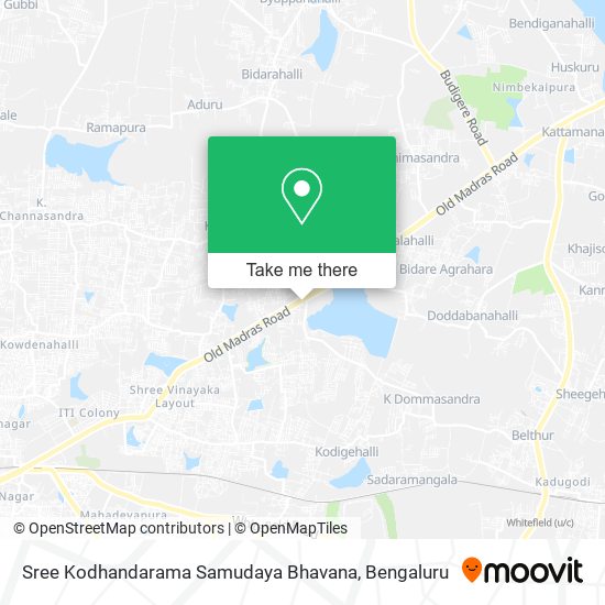 Sree Kodhandarama Samudaya Bhavana map
