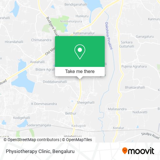 Physiotherapy Clinic map