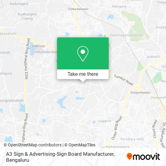 A3 Sign & Advertising-Sign Board Manufacturer map