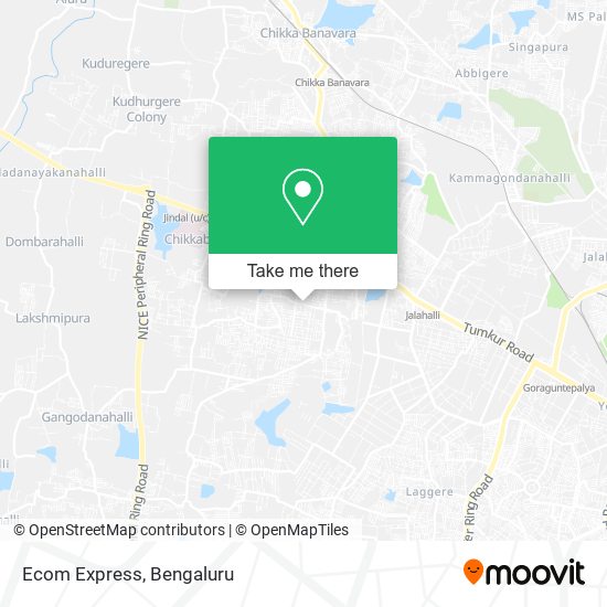 Ecom Express map