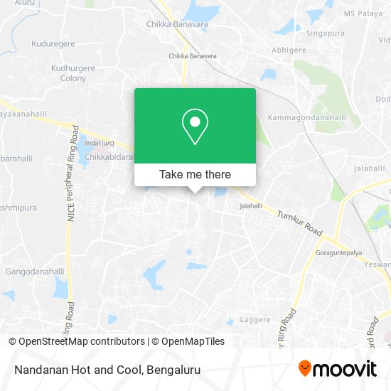 Nandanan Hot and Cool map