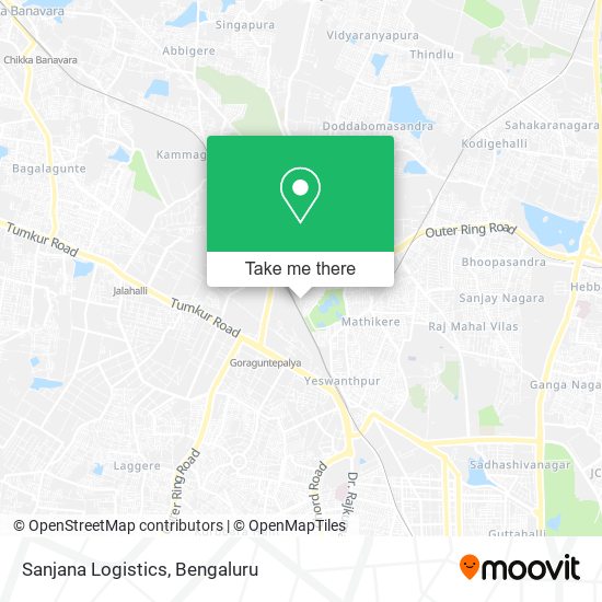 Sanjana Logistics map