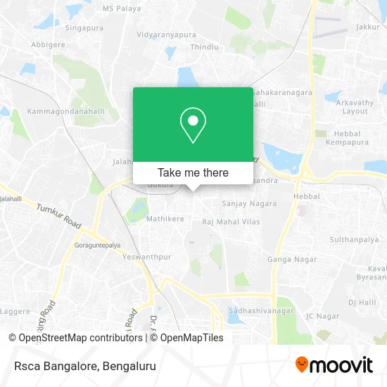 Rsca Bangalore map