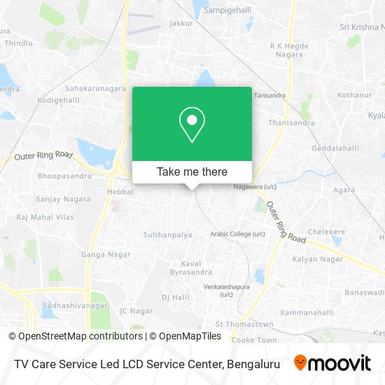 TV Care Service Led LCD Service Center map