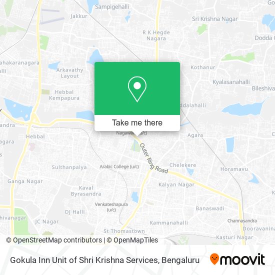 Gokula Inn Unit of Shri Krishna Services map