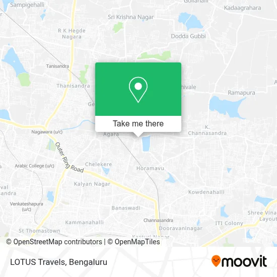 LOTUS Travels map