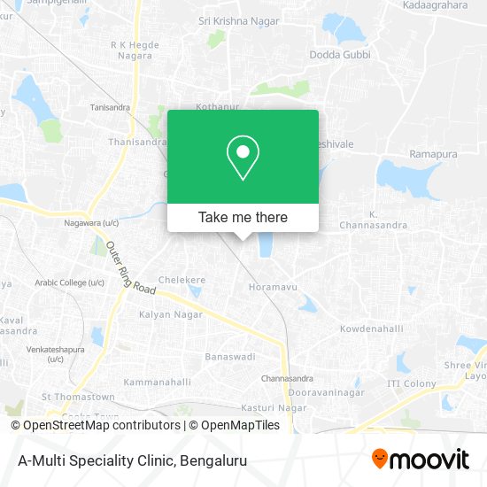 A-Multi Speciality Clinic map
