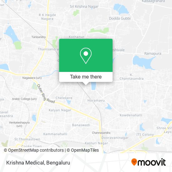 Krishna Medical map