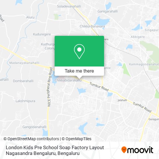 London Kids Pre School Soap Factory Layout Nagasandra Bengaluru map