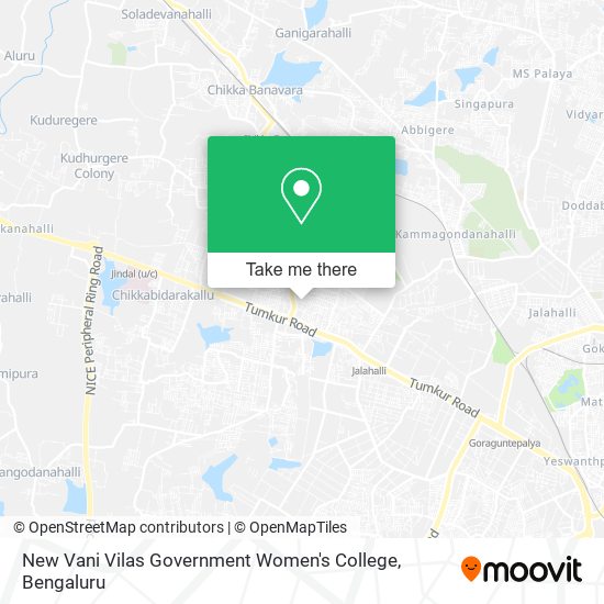 New Vani Vilas Government Women's College map